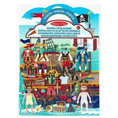 Juego de pegatinas de piratas - Melissa & Doug