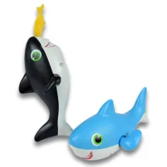 imagen de Juego de pesca magnético con tiburones de cuerda 2 tiburones 4