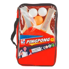 Juego de ping-pong en bolsa con 2 raquetas y 3 pelotas