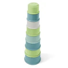 Juego de pirámide de tazas de construcción de 8 piezas de RePlay reciclado