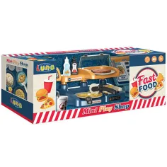 Juego de pizzería con luz y sonido 35 piezas