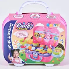 Juego de postres en maletín