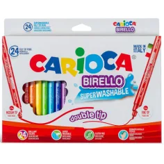 Juego de rotuladores de doble punta 24ud - Carioca