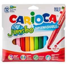 Juego de rotuladores Jumbo en estuche 12ud - Carioca
