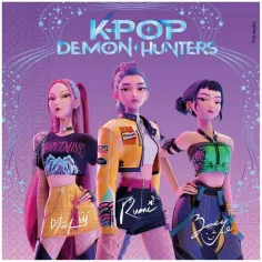Juego de servilletas de papel K-Pop Cazadores de Demonios - 2 capas, 33x33cm, 20ud