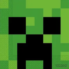 Juego de servilletas de papel Minecraft – 2 capas, 33x33 cm, 20 unidades
