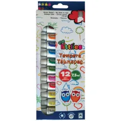 Juego de témpera 7,5ml 12ud