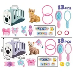 Juego de transporte de mascotas Cute Pet con gato en dos versiones