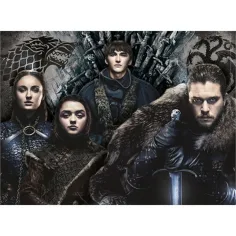 imagen de Juego de Tronos: Puzzle de 500 piezas de la casa Stark - Clementoni 2