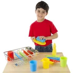 imagen de Juego de utensilios de cocina para hornear y cocinar con escurridor - Melissa & Doug 2