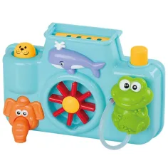 imagen de Juguete de baño para bebés con rueda de animales 2