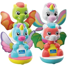 imagen de Juguete de bebé Spin & Dream unicornio y dragón 1ud - Clementoni 2
