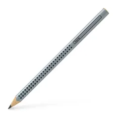 Jumbo Grip lápiz de grafito B plata - Faber-Castell