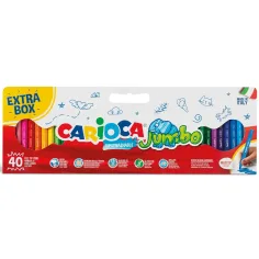 Jumbo set de 40 marcadores maxi - Carioca
