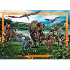 imagen de Jurassic World el reino de los dinosaurios puzzle maxi supercolor de 104 piezas - Clementoni 2