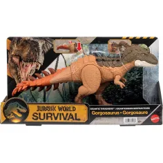 Jurassic World: Gigante Gorgosaurus dinosaurio atacante con sonido - Mattel