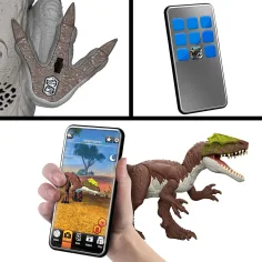 imagen de Jurassic World: Renacimiento Frenzy pack figura de dinosaurio Beipiaosaurus - Mattel 3