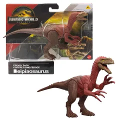 Jurassic World: Renacimiento Frenzy pack figura de dinosaurio Beipiaosaurus - Mattel