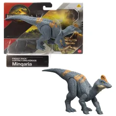 Jurassic World: Renacimiento Frenzy pack figura de dinosaurio Minqaria - Mattel
