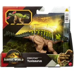 Jurassic World: Renacimiento Strike Attack Yuxisaurus figura de dinosaurio atacante - Mattel