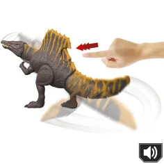 imagen de Jurassic World: Renacimiento Tail Thrasher Spinosaurus figura de dinosaurio colosal - Mattel 2