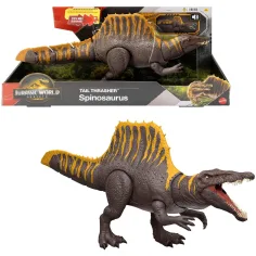 Jurassic World: Renacimiento Tail Thrasher Spinosaurus figura de dinosaurio colosal - Mattel