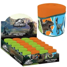 Jurassic World: Sacapuntas de dos agujeros con depósito 1ud