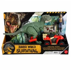 Jurassic World: Set de juego de captura de dinosaurios Quad - Mattel