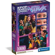 K-Pop Cazadores de Demonios - Con póster de 1000 piezas - Clementoni