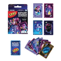 imagen de K-POP Cazadores de Demonios UNO juego de cartas - Mattel 3
