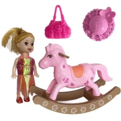 Katie: Muñeca Grace con caballito y accesorios 10cm