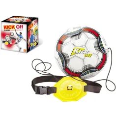 Kick Off - Pelota de fútbol de goma reforzada de 23 cm