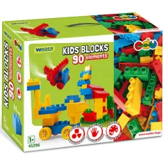 Kids Bloks elementos de construcción 90 piezas - Wader