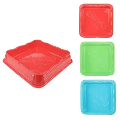 Kidscovery Bandeja de arcilla 30x30cm en 3 versiones diferentes 1ud