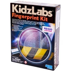 KidzLabs Kit de Recolección de Huellas Dactilares – ¡Conviértete en un detective!