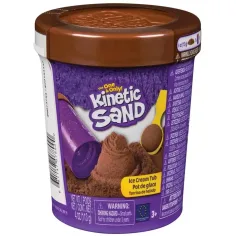 Kinetic Sand: Caja de helados con arena cinética marrón - Spin Master