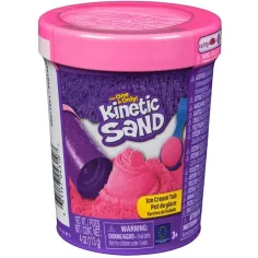 Kinetic Sand: Caja de helados con arena rosa