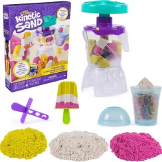 Kinetic Sand: Mezclador de batidos 396g con arena moldeable - Spin Master