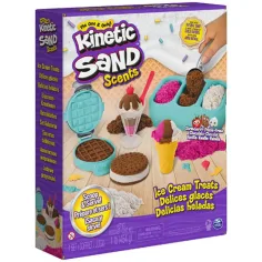 Kinetic Sand: Scents set de plastilina para hacer helados 454g - Spin Master