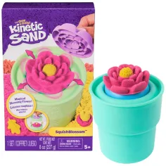 Kinetic Sand: Set de arena mágica Squish Blossom – Spin Master