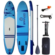 Kit de Stand Up Paddle SP-320 de 320 cm en azul y blanco - Spartan