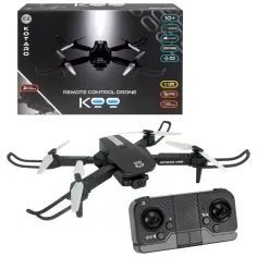 KOO: Kotaro 058 dron plegable con control remoto de doble cámara y luces LED