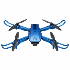 imagen de KOO: Kotaro 079 dron plegable azul con control remoto de doble cámara y luces LED 2