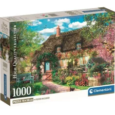 La antigua casita HQC rompecabezas compacto de 1000 piezas - Clementoni