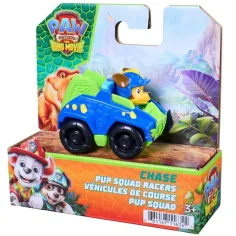 La Patrulla Canina: Dino Movie, mini coche de carreras de Chase de 6,4 cm - Spin Master