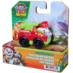 La Patrulla Canina: Dino Movie, minicoche de carreras de Marshall, 6,4 cm - Spin Master
