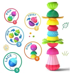 imagen de LALABOOM: Juguete de desarrollo Montessori para bebés de 30 piezas - Trefl 5