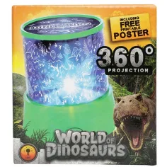 Lámpara proyector Glow N Fun con diseño de dinosaurios