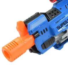 imagen de Lanzador Rápido: Arma de dardos de esponja con cargador rotativo eléctrico 20 balas de dardos 49cm 4
