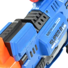 imagen de Lanzador Rápido: Arma de dardos de esponja con cargador rotativo eléctrico 20 balas de dardos 49cm 6